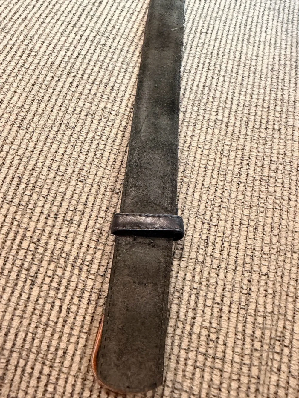 Vintage Genuine Leather Western Uniform Belt Solid Brass Police Style Buckle L41